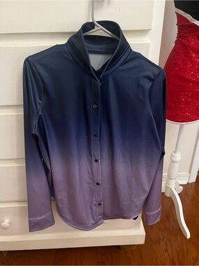 Weissman Ombre Navy to Lavender Dance Jacket